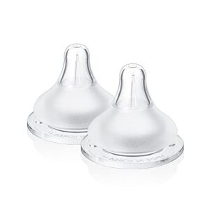Grosmimi The Easy Baby Bottle Nipple, 2 Counts (Stage1_1~3m)