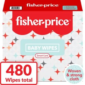 Smart Care Fisher Price Wipes, Standard, 480 Count