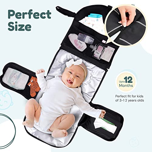 Fabsel Baby Diaper Portable Changing pad with Baby Wipes and Stuff Storage, Baby Shower Gifts | The Storepaperoomates Retail Market - Fast Affordable Shopping