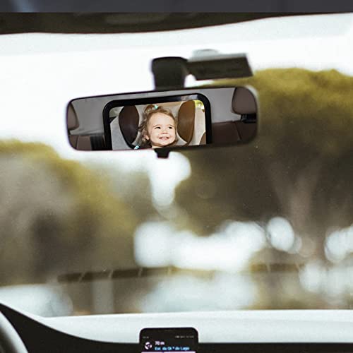 Aoutrow 360 Degree Baby Car Mirror, Rearview Baby Mirror, Safety Toddlers Rear Facing Car Seat Mirror, Crystal Clear View,Safety, Shatterproof, Adjustable | The Storepaperoomates Retail Market - Fast Affordable Shopping