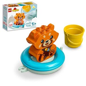 LEGO DUPLO My First Bath Time Fun: Floating Red Panda 10964 Building Toy Set for Kids, Toddler Boys and Girls Ages 18mos+ (5 Pieces)
