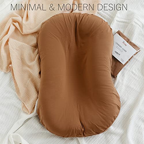 Lounger Cover by SA Accessories – Compatible with Snuggle Me Loungers – Soft & Skin-Friendly Cotton – Replacement Cover ONLY – Brown | The Storepaperoomates Retail Market - Fast Affordable Shopping