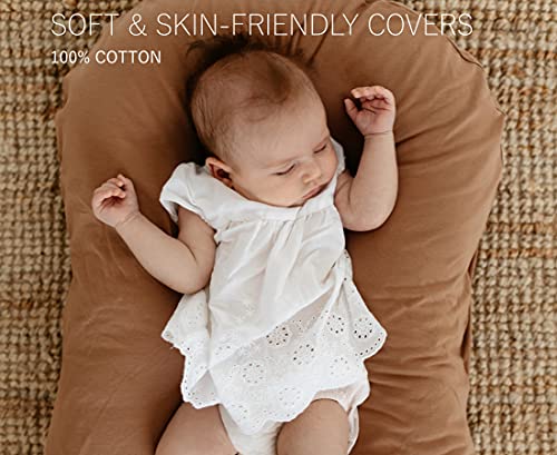 Lounger Cover by SA Accessories – Compatible with Snuggle Me Loungers – Soft & Skin-Friendly Cotton – Replacement Cover ONLY – Brown | The Storepaperoomates Retail Market - Fast Affordable Shopping
