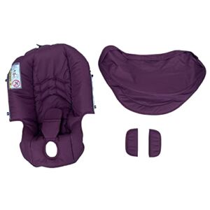 Changing Washing Kit ,Canopy Sunshade Cover,Compatible with Car Seat Doona Strollers (Wine Red)