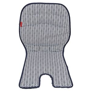 F-Price Replacement Part for Fisher-Price Highchair – HBD72 ~ Space-Saver Simple Clean High-Chair Booster Seat ~ Pencil Strokes ~ Replacement Seat Pad, Gray, White