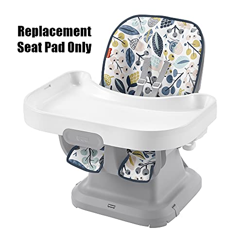 F-Price Replacement Part for Fisher-Price Highchair – GVH09 ~ Space-Saver High-Chair Booster Seat ~ Navy Foliage ~ Replacement Seat Pad,Blue, White | The Storepaperoomates Retail Market - Fast Affordable Shopping