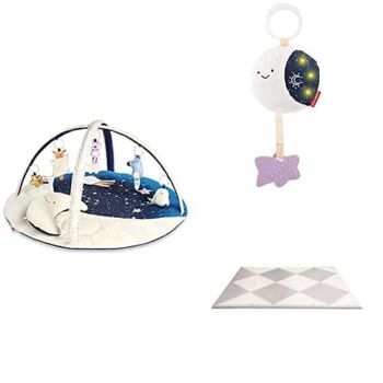 Skip Hop Celestial Dreams Collection Activity Holiday Gift Bundle for Baby: Activity Gym, Moonglow Jitter, Playspot Mat | The Storepaperoomates Retail Market - Fast Affordable Shopping