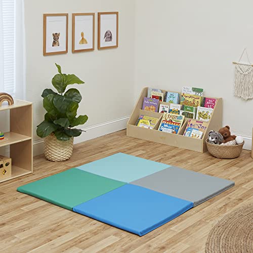 ECR4Kids SoftZone Quad Fold-N-Go Activity Mat, Colorful Soft Toddler Crawling and Tummy Time Foam Mat, Padded Infant Floor Mat, Safe Active Play for Babies, Foldable Design – Contemporary | The Storepaperoomates Retail Market - Fast Affordable Shopping
