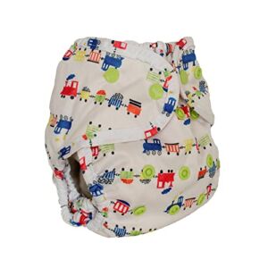 Buttons Cloth Diaper Cover – One Size (All Aboard)