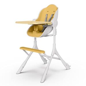 Oribel Cocoon Z High Chair & Recliner | Easy to Clean & Adjustable High Chair for Babies and Toddlers (Lemonade Yellow)