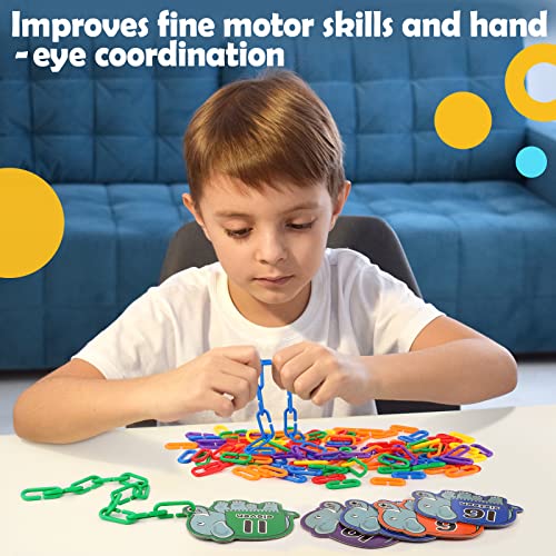 Aizweb 240pcs C-Clips Hooks Plastic Chain Links – Counting & Linking Activity Kit, Sensory Toys for Toddlers, Develops Kid’s Fine Motor and Color Recognition & Sorting Skills,Educational Learning Toys | The Storepaperoomates Retail Market - Fast Affordable Shopping