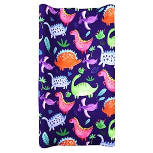 Jundetye Changing Pad Cover Soft Stretchy Diaper Changing Table Pad Covers for Baby Boy and Girl, Cute Dinosaur