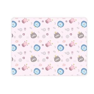 Baby Diaper Changing Pad Waterproof, BPA Free (Pink, Pack of 2), 72×88 cm, MH5040