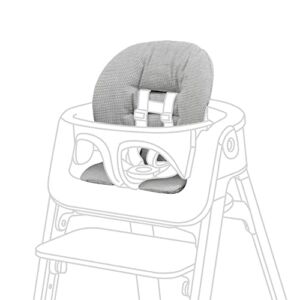 Stokke Steps Baby Set Cushion – Nordic Grey – Comfortable Accessory for Stokke Steps Baby Set – Soft, Easy-to-Clean, Water-Repellent Material – Machine Washable Cotton