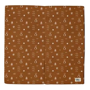 Toki Mats | Standard Play Mat 40 Inches x 40 Inches | Desert | Padded Play Mat with Included Cotton Removable Washable Cover