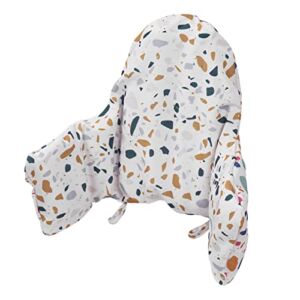 High Chair Cushion, New Type High Chair Cover Pad/pad for High Chair,highchair Cushion for IKEA Antilop Highchair,Built-in Inflatable Cushion,Baby Sitting More Comfortable (Stone Pattern)