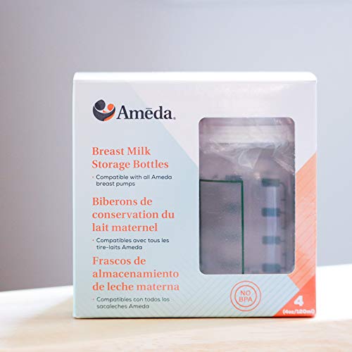 Ameda Breast Milk Storage Bottles (Pack of 2) | The Storepaperoomates Retail Market - Fast Affordable Shopping