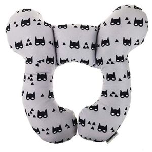 kekafu Baby Travel Pillow, Infant Head and Neck Support Pillow for Car Seat, Pushchair, for 0-1 Years Old Baby