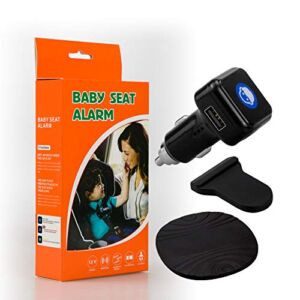 EASYGUARD BAS001 Baby Car Seat Alarm Reminder car Baby Seat pad Alarm System, Baby in Car Reminder Warning with Light and Sounds Remind When Power Off or Unbuckle DC12V