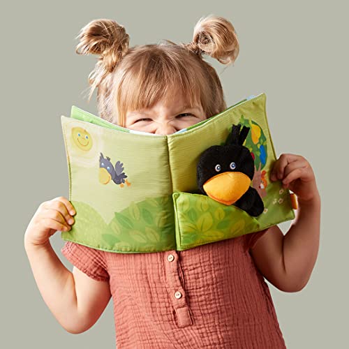 HABA Fabric Book Orchard with Raven Finger Puppet and Removable Fruit | The Storepaperoomates Retail Market - Fast Affordable Shopping