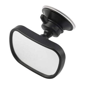 ZogeeZ Baby Rear View Car Mirror – Wide View for Better Viability – Shatter-Resistant Seat Safety for Infants, Children, or Toddlers – Suction or Clip-On Mounted Visor – 3″x2″ size
