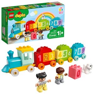 LEGO DUPLO My First Number Train – Learn to Count 10954 Building Toy; Introduce Boy and Girl Toddlers Age 2,3,4,5 Year Old to Numbers and Counting; New 2021 (23 Pieces)
