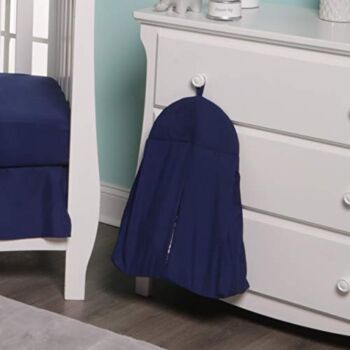 Navy Blue Hanging Baby Diaper Caddy Organizer for Changing Station – Baby Nursery Décor for Boys – Diaper Stacker with Hook for Easy Reach – Safe Diaper Changes; Portable, Washable and Folding | The Storepaperoomates Retail Market - Fast Affordable Shopping