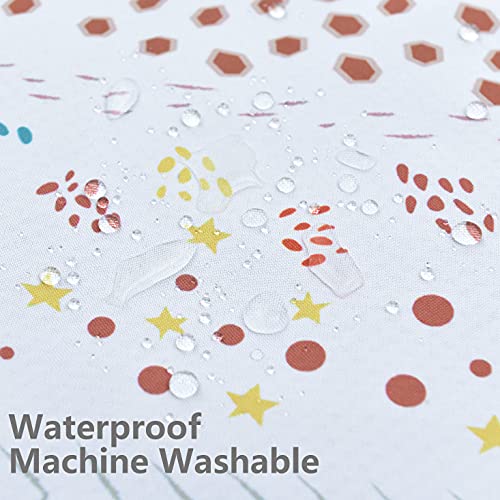 Splat Mat for Under High Chair/Arts/Crafts, WOMUMON Washable Spill Mat Waterproof Anti-Slip Floor Protector Splash Mat, Messy Mat and Table Cloth | The Storepaperoomates Retail Market - Fast Affordable Shopping