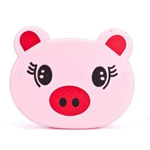 Mhuan Car Table Tray for Backseat Foldable Multi-Function Portable Table Tray Holder Stand Drink and Food Eating Organizer Cute Cartoon Automobile Accessories for Kids Adult, Pink Pig