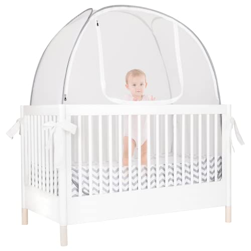 Baby Crib Tent by Pro Baby Safety | Infant Mosquito Netting Made from Fine See Through Mesh – Crib Net to Keep Baby from Climbing Out of The Crib, | Pop-Up Tent Canopy Cover Fits Most Standard Cribs | The Storepaperoomates Retail Market - Fast Affordable Shopping