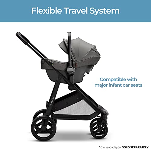 Mompush Wiz 2-in-1 Baby Stroller with Bassinet Mode – Foldable Infant Stroller to Explore More as a Family – Toddler Stroller with Reversible Stroller Seat – Travel System Compatible | The Storepaperoomates Retail Market - Fast Affordable Shopping