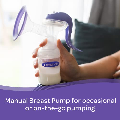 Lansinoh Manual Breast Pump and Silicone Breast Pump Bundle for Breastfeeding Moms | The Storepaperoomates Retail Market - Fast Affordable Shopping