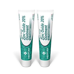 akron pharma Zinc Oxide Ointment USP 20 Percent Tube |3 Oz| for Diaper Rash, Chafed Skin, Protects from Wetness, Relief from Poison Ivy, Poison Oak, & Poison Sumac (Pack of 2)