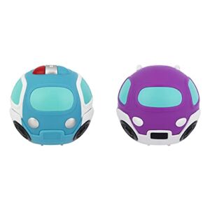 Learn & Play Roll Arounds Vehicle 2-Pack Cruisers- Toy Cars and Ball Play in One, Easy Grip & Roll Cars- Birthday Gifts for Kids, Toddler Toys for Boys and Girls Ages 18 Months 1 2 3+ Years