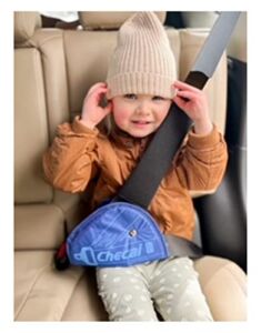 HS Creative Solutions Car Seat Belt Adjuster Safety Cover for Kids and Short Adults, Seatbelt Shoulder Neck Protective Strap Positioner Pads Children, Triangle Protector Harness Cushion Clip