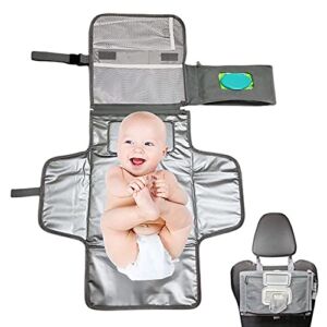 Portable Diaper Changing pad (Gray)