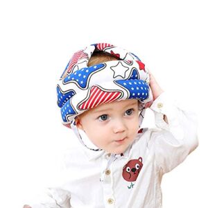 iCookii Toddler Walking Helmet Head Protector for Baby Walking No Bumps Safety Head Protective Hat Head Cushion Cap Breathable Child Safety Helmet for Running Walking Crawling