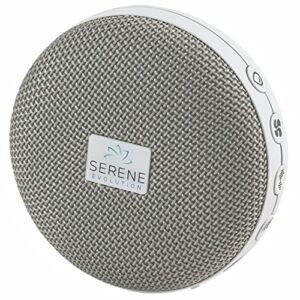 Serene Evolution 36 Sound Portable White Noise Machine for Adults, USB Rechargeable Sound Machine for Sleeping & Travel, Soothing Sleep Sounds Include Fan, Ocean, Pink & Brown Noise, Rain, Waterfall