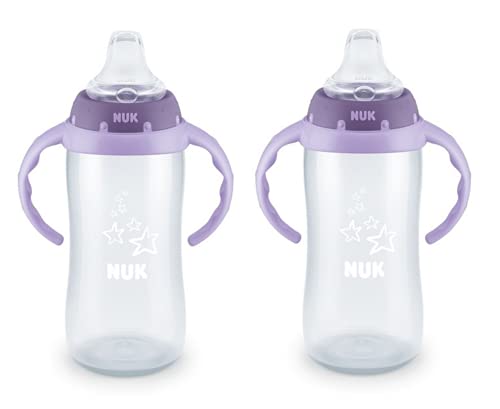 NUK Learner Cup, 10 Ounce, 2 Pack (Tritan Purple Star) | The Storepaperoomates Retail Market - Fast Affordable Shopping