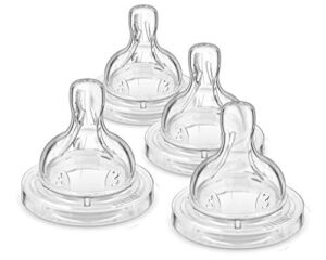 Philips AVENT Anti-Colic Baby Bottle Flow 3 Nipple, 4pk, SCY763/04