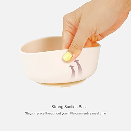 Yooforea Platinum Silicone Suction Bowls, 2 PC set for Baby Led Weaning I First Stage Bowls for Toddler Infant Baby I 100% Food Grade Silicone I Dishwasher, Microwave, Oven Safe I BPA BPS PVC Free | The Storepaperoomates Retail Market - Fast Affordable Shopping
