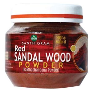 Catal Santhigram Natural Red Sandal Wood Powder- 100 GMS(Raktha Chandan)