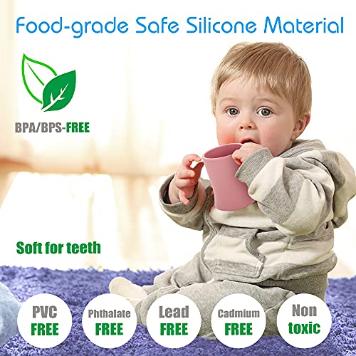 Baby Toddler Cups,Tiny Cup,Baby Open Cup for 6 mos Baby Led Weaning Easy-Grip Led Weaning Training Cup 2 Pack,BPA-Free, Dishwasher Safe | The Storepaperoomates Retail Market - Fast Affordable Shopping