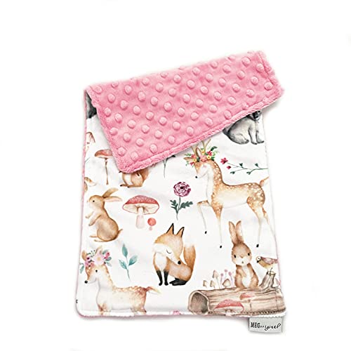 MEG ORIGINAL Baby Girl Baby Girl Burp Cloth Set of 5 { Sweet Darlings } Woodland Animal Friends | The Storepaperoomates Retail Market - Fast Affordable Shopping
