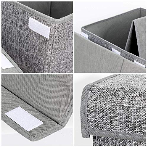 Large Toy Box Chest with Lid, Collapsible Sturdy Toy Storage Organizer Boxes Bins Baskets for Kids, Boys, Girls, Nursery, Playroom, 25″x13″ x16″ (Linen Gray) | The Storepaperoomates Retail Market - Fast Affordable Shopping