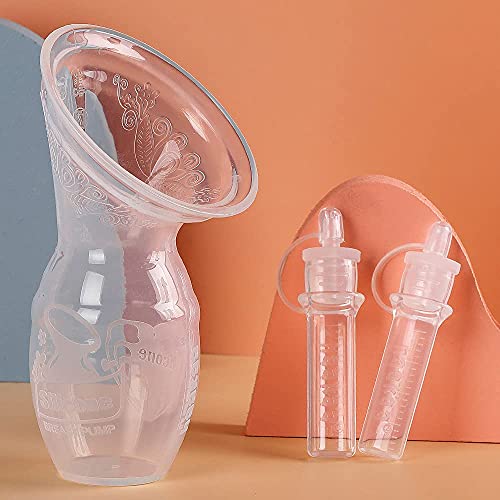 haakaa Manual Breast Pump and Colostrum Collectors Set Breastfeeding Savers for Collect Breast Milk and Colostrum First Milk(pump-4oz/100ml,1pk; collector-4ml,2pk) | The Storepaperoomates Retail Market - Fast Affordable Shopping