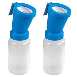 Q’mark Teat Dip Cup Non Reflow Nipple Cleaning Disinfection Dip Cup for Cow Sheep Goat Non-Return Teat Dipper – 300 ml Blue – 2 Pack (2)
