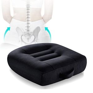 Adult Booster Seat for Car, Cushion Heightening Height Boost Mat, Breathable Mesh Portable Car Seat Pad Angle Lift Seat for Car, Office,Home