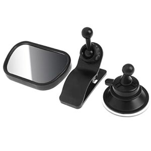 Baby Car Mirror for Rear View Shatterproof Baby Backseat Mirror with Suction Cup 360¡ã Adjustable Safety Car Seat Mirror for Back Seat Rear Facing Infant Clear Wide Vision Rear Facing Car Seat Mirror