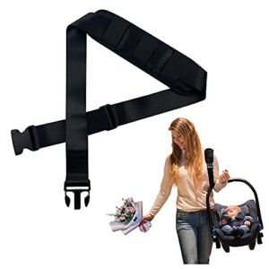 Car Seat Carrying Shoulder Strap Car Seat Travel Belt Car seat Strap Adjustable Shoulder Infant Carrier Transfer Belt for Parent